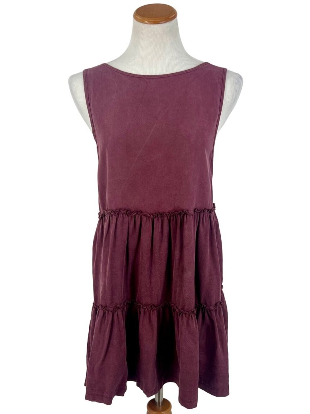 RARE NWOT Knot Sisters Tiered Hem Strappy Back Dress OS | Coquette Indie Sleaze - Picture 2 of 16